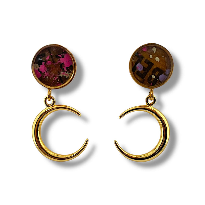 Astrid Drop Earrings | Silver & Gold