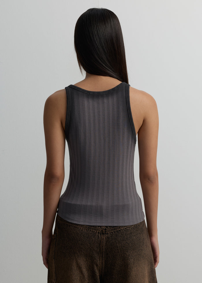 BASIC RIBBED TANK TOP