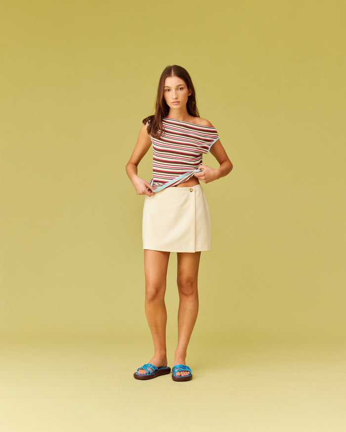 COCO MINI SKIRT BUTTER