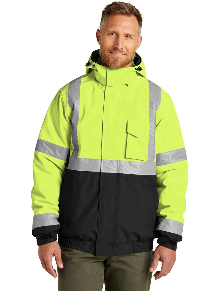 no-logo CornerStone ANSI 107 Class 3 Economy Waterproof Insulated Bomber Jacket-Regular-Cornerstone-Thread Logic