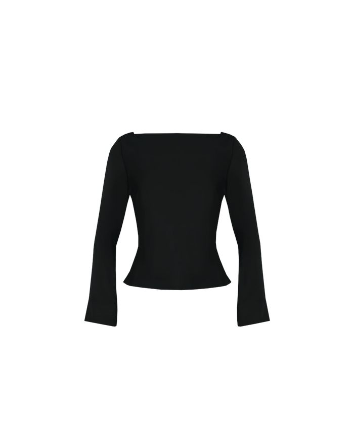FIREBIRD COWL TOP BLACK