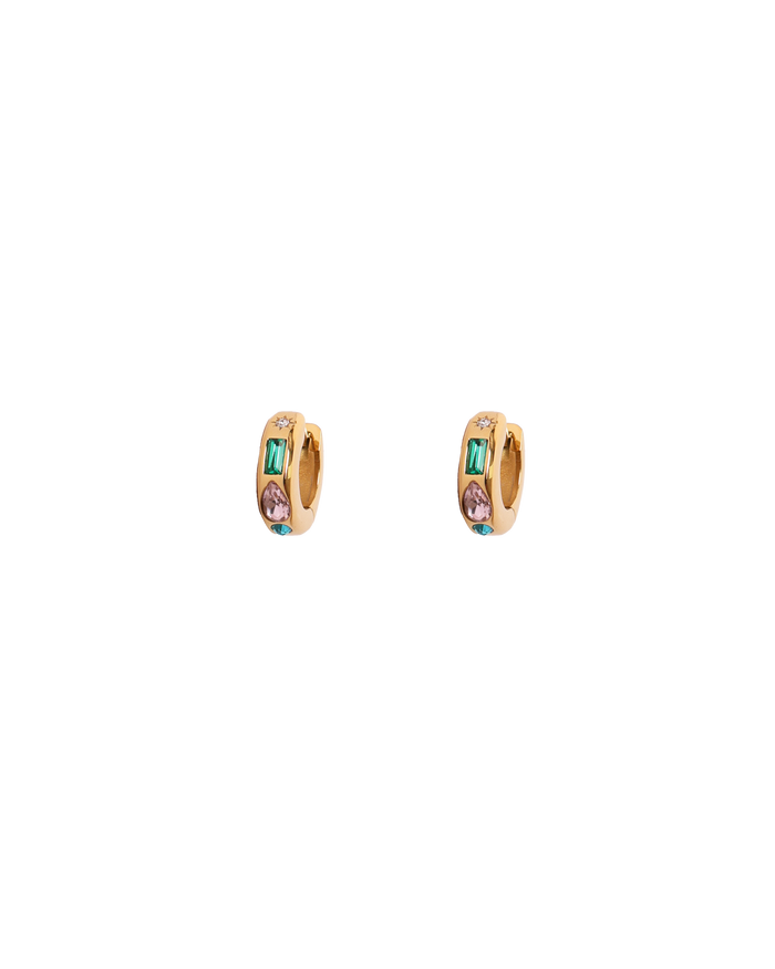GEM EARRING GOLD