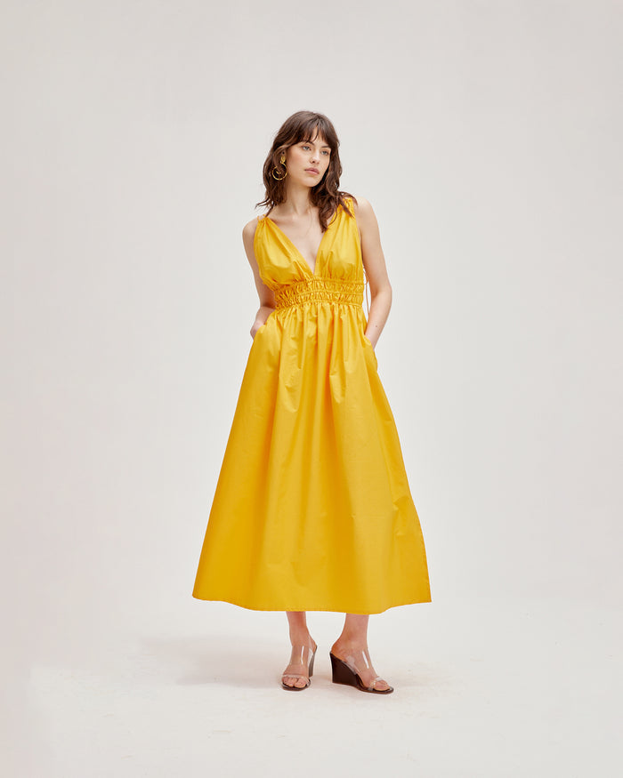 HERO MAXI DRESS MARIGOLD