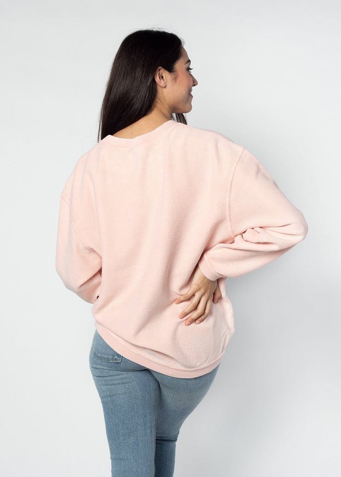 Iowa Hawkeyes Women's Urban Pink Corded Sweatshirt
