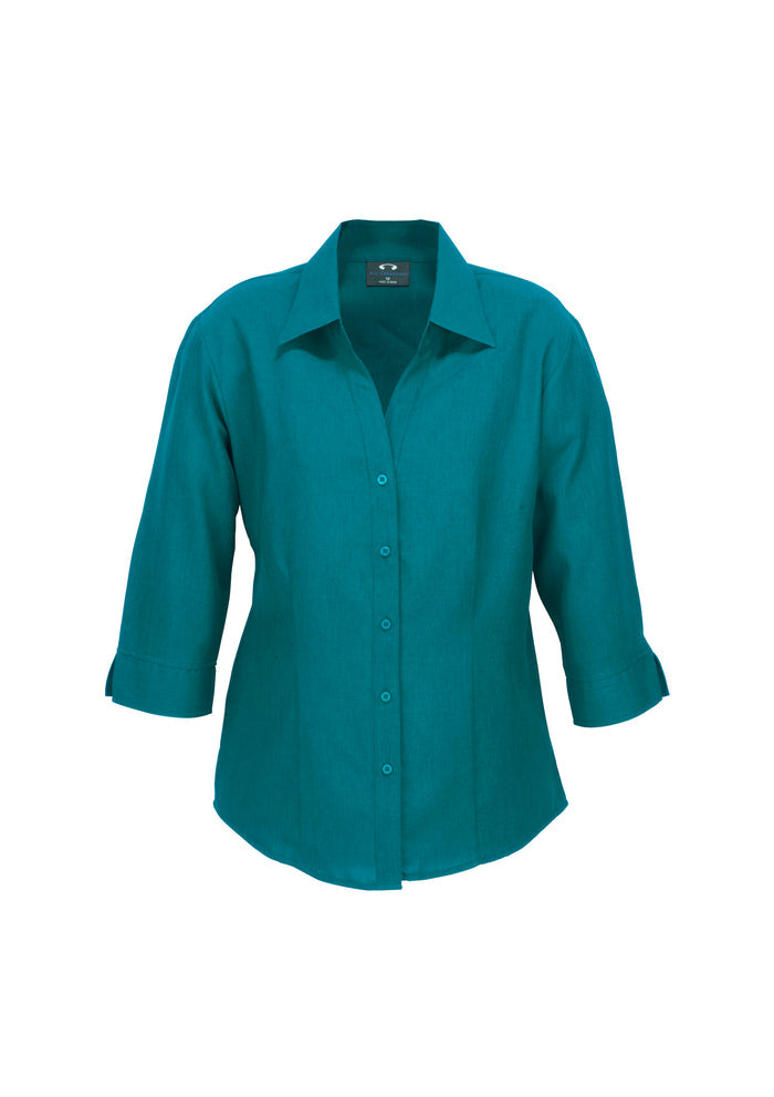 Ladies 3/4 Sleeve Oasis Plain Shirt LB3600