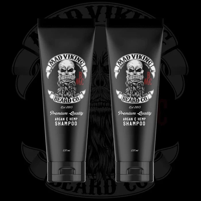 MAD VIKING ARGAN & HEMP SHAMPOO 2 PACK