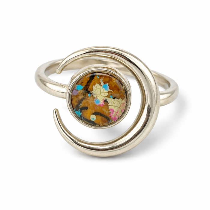 Nyx Open Ring | Silver & Gold