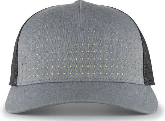 Heather Grey/Light Charcoal/Acid Green / OSFA