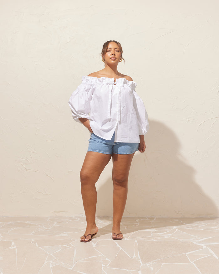 RELAXE BLOUSE WHITE