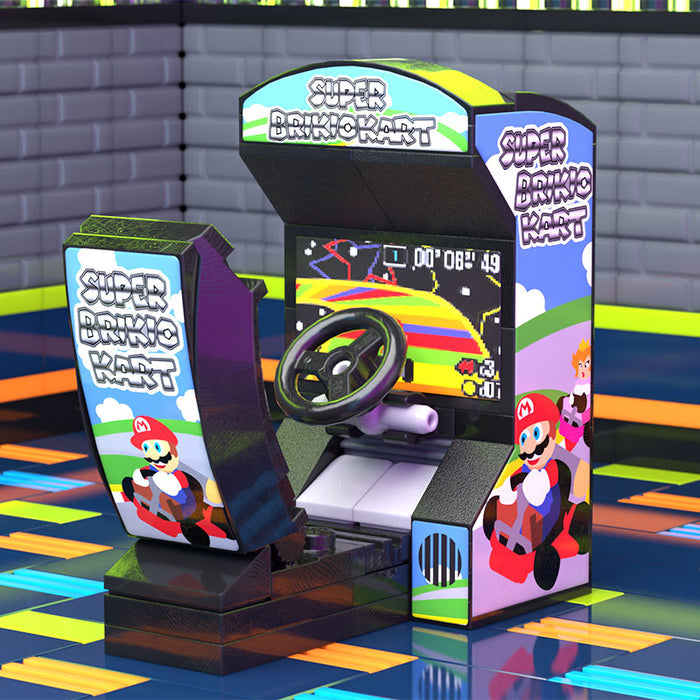 Super Brickio Kart Arcade Racing Game