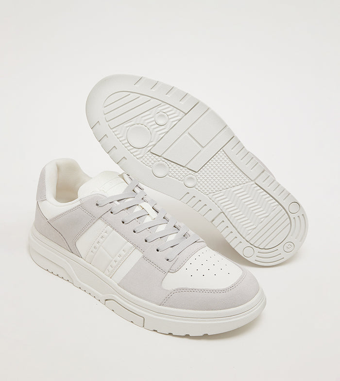 Tommy Hilfiger White Polyurethane Men Sneaker