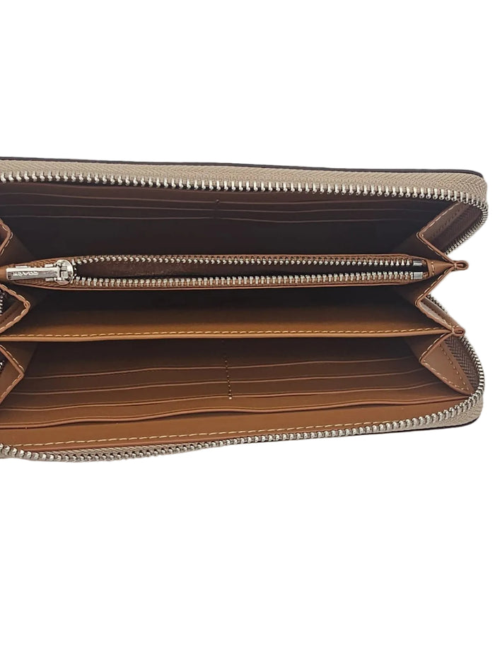Coach Wallet - Beige/Silver