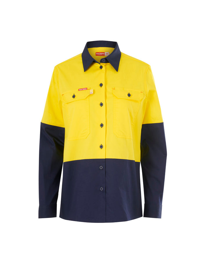 Women's Core HV LS LW Spliced Vented Drill Shirt 04823