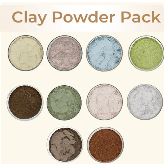 Buy 10 Clay Powder Combo Pack Online