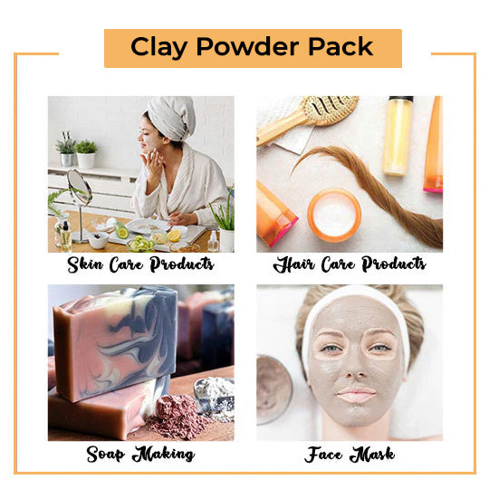 Clay Powder Combo Pack  Uses