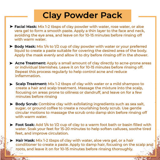 Clay Combo Pack Uses