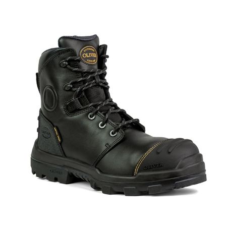 150mm Zip Sided Boot Composite with 300 Rubber Sole Black 54545Z