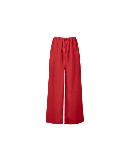 ANDIE LINEN PANT SANGRIA