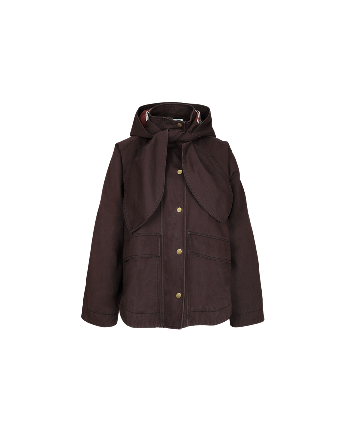 BAILEY HOODED JACKET ESPRESSO