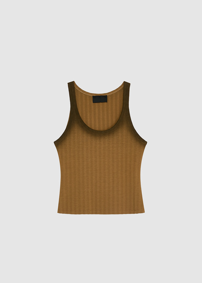 BASIC RIBBED TANK TOP