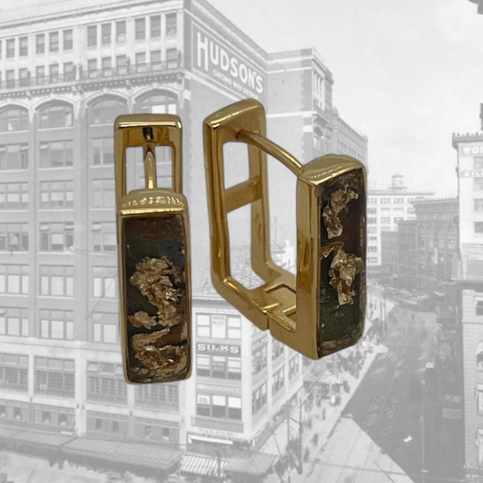 Beatrice Huggie Earrings | Gold