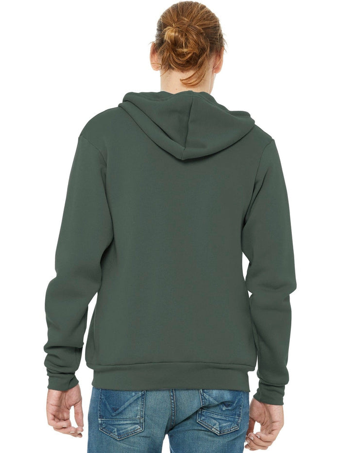 no-logo Bella+Canvas Sponge Fleece Full-Zip Hoodie-Regular-Bella&Canvas-Thread Logic