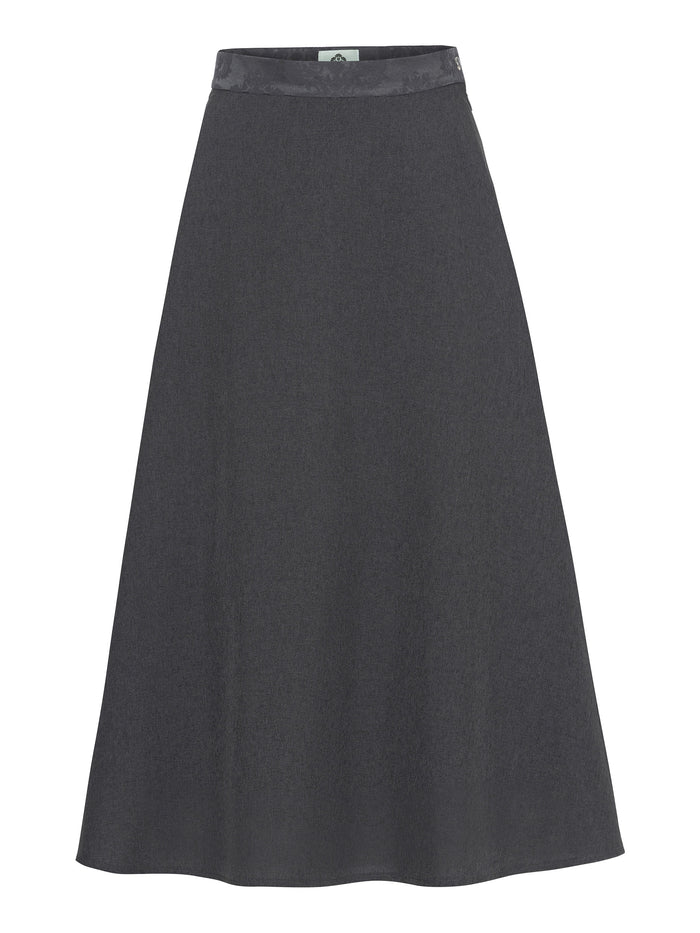 Berwin Traditional Skirt, Anthracite — 80cm
