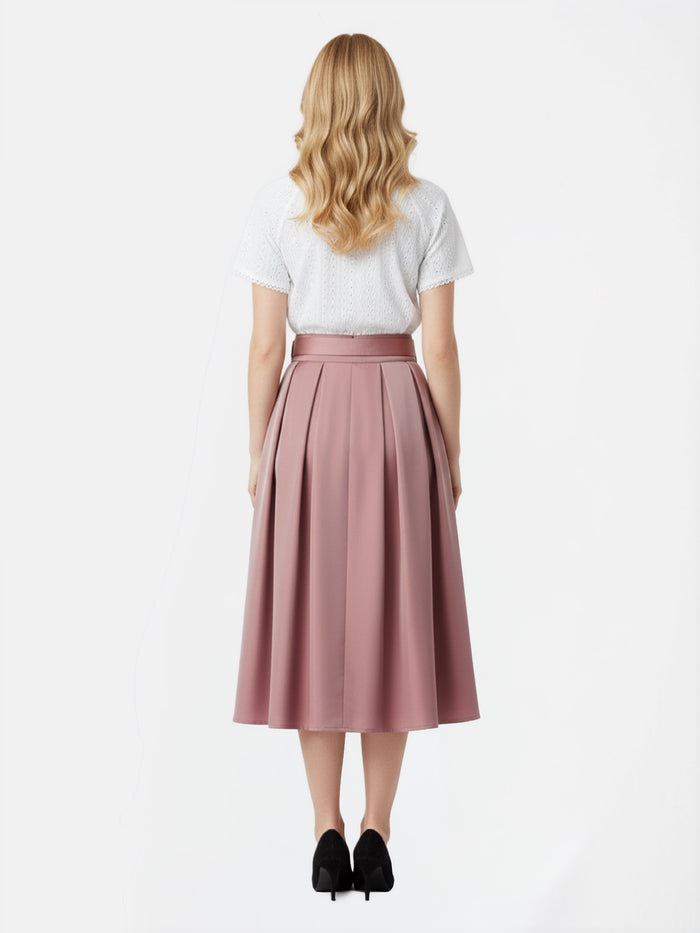 Berwin Traditional Skirt, Rose — 80cm