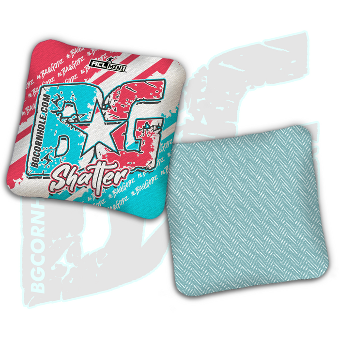 BG Multiple Bag Models - "BagGodz Rally" - 4" ACL Mini Stamped Cornhole Bags- Set of 4 Bags
