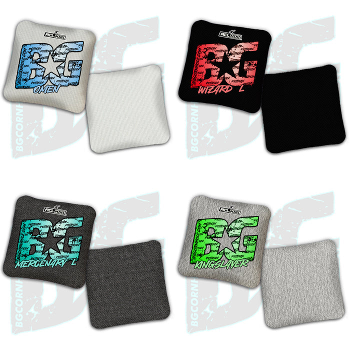 BG Multiple Bag Models - "PettySzn" - 4" ACL Mini Stamped Cornhole Bags- Set of 4 Bags