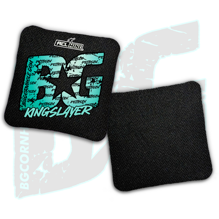 BG Multiple Bag Models - "PettySzn" - 4" ACL Mini Stamped Cornhole Bags- Set of 4 Bags