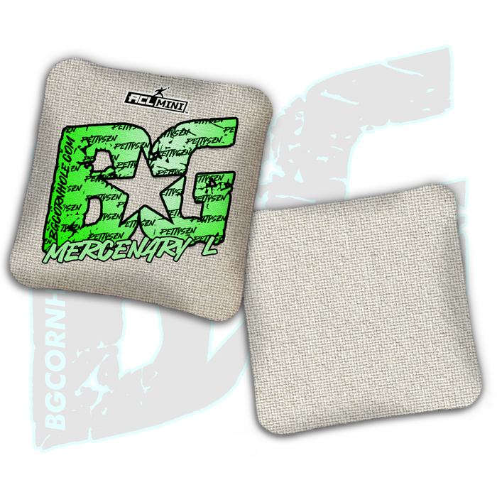 BG Multiple Bag Models - "PettySzn" - 4" ACL Mini Stamped Cornhole Bags- Set of 4 Bags