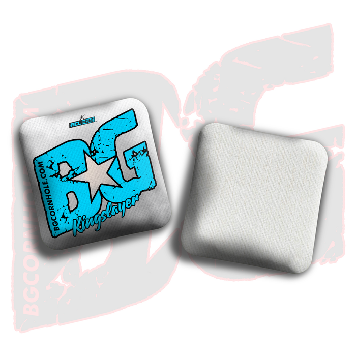 BG Multiple Bag Models - "Smoke Bomb" - 4" ACL Mini Stamped Cornhole Bags- Set of 4 Bags