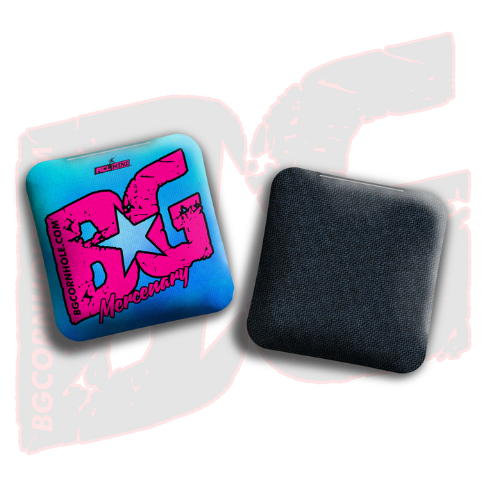 BG Multiple Bag Models - "Smoke Bomb" - 4" ACL Mini Stamped Cornhole Bags- Set of 4 Bags