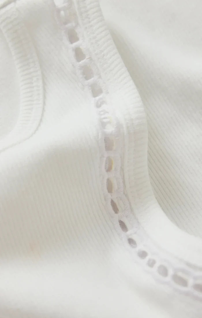 Boa Rib Tank - White