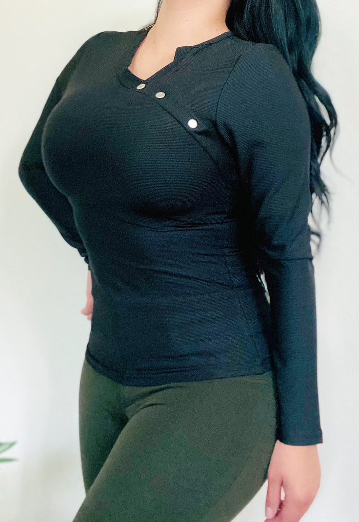 Burgandy Shoulder Design Top