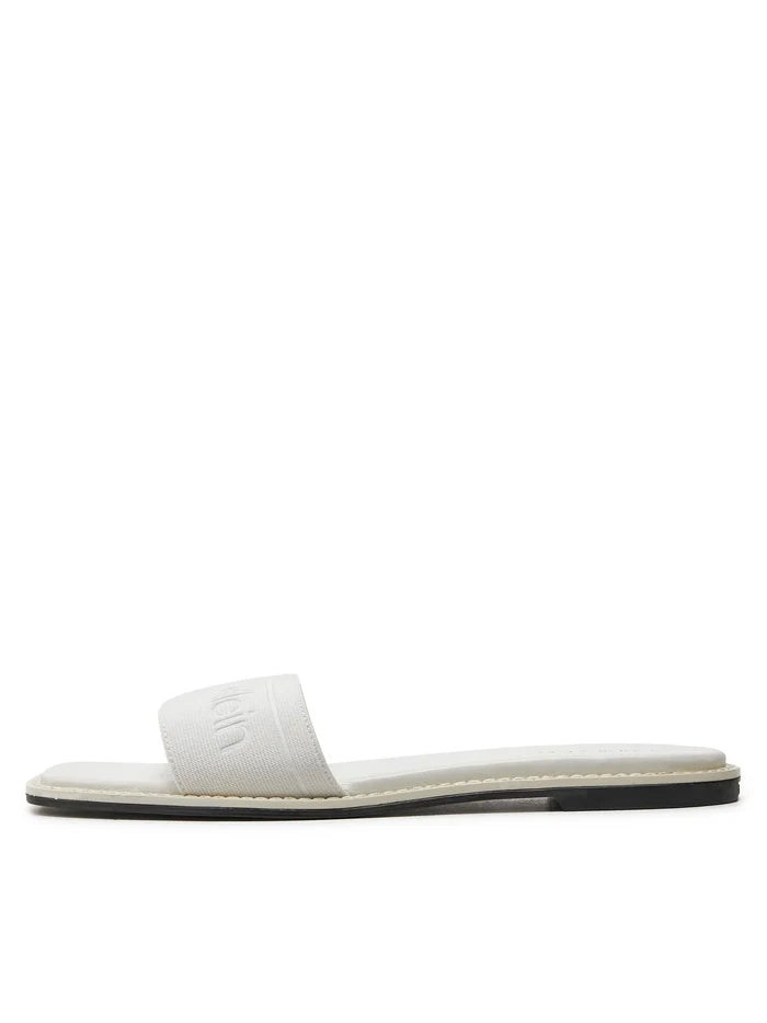 Calvin Klein Flat Slide HE - White