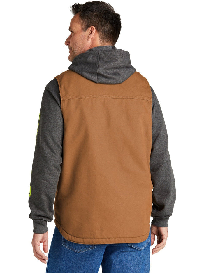 no-logo Carhartt Sherpa-Lined Mock Neck Vest-Regular-Carhartt-Thread Logic