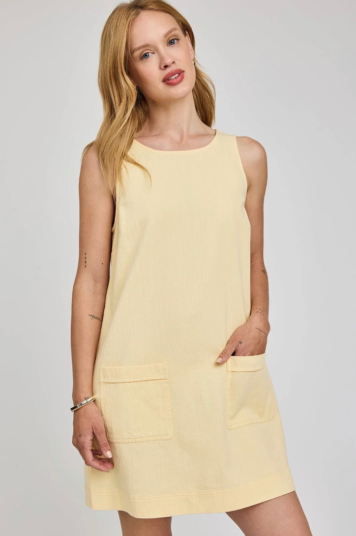Casey Shift Dress - Cornsilk
