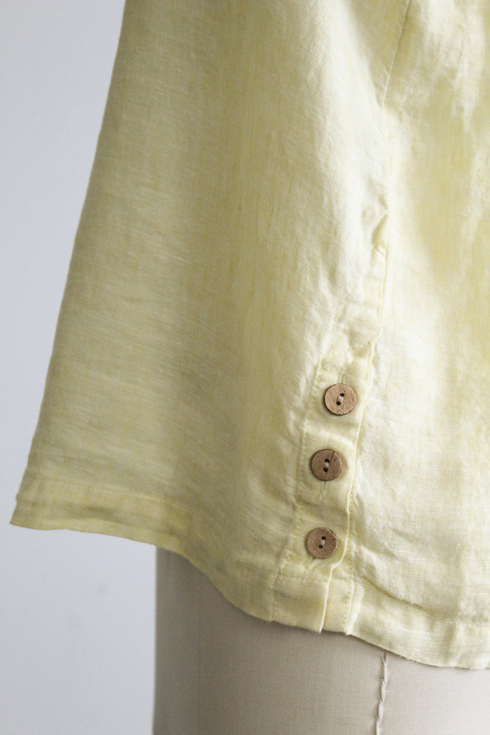 chamomile linen tee