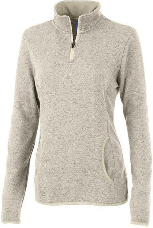 Charles River Women's Heathered Fleece Pullover