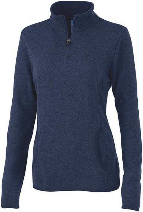 Charles River Women's Heathered Fleece Pullover
