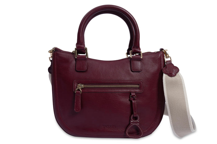 Chloe Leather Twin-Handle Handbag – Saddler - Bascora