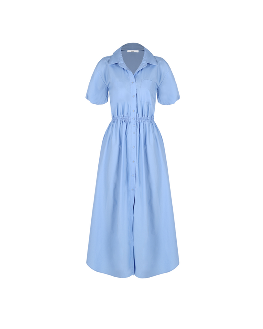 COMET SHIRT DRESS CORNFLOWER
