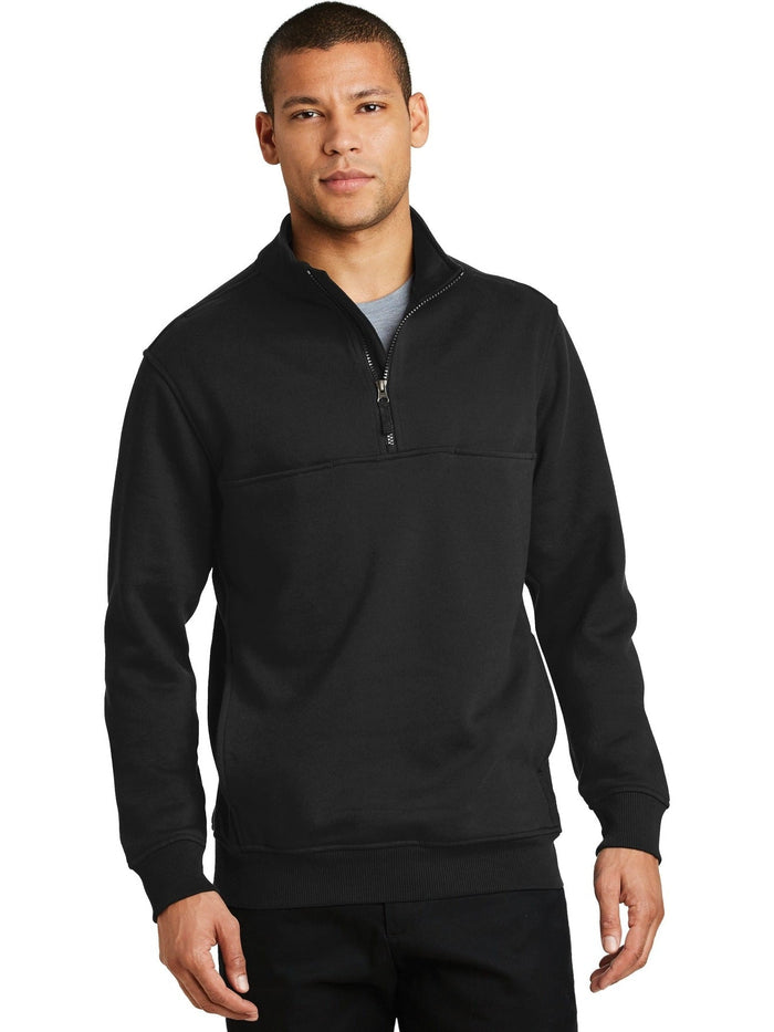 no-logo CornerStone 1/2-Zip Job Shirt-Regular-Cornerstone-Thread Logic