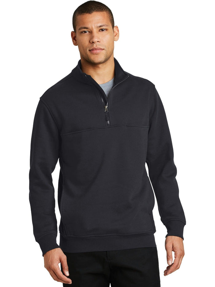 no-logo CornerStone 1/2-Zip Job Shirt-Regular-Cornerstone-Thread Logic