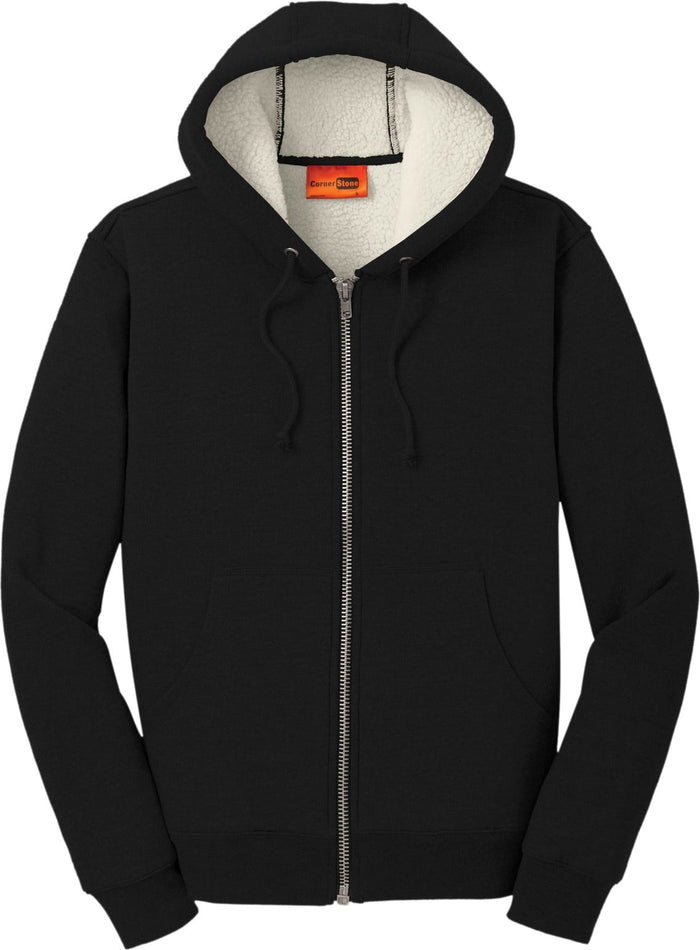 CornerStone Heavyweight Sherpa-Lined Hooded Fleece Jacket