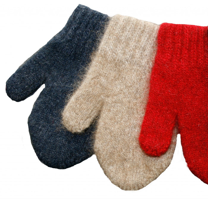 Cosy Kiwi - Merino & Possum Child's Mittens