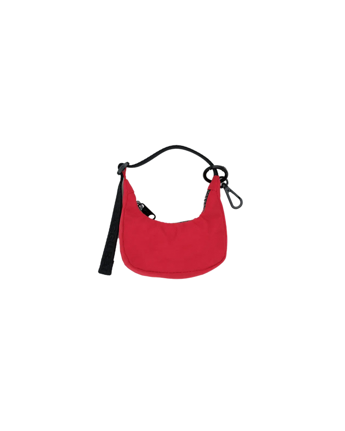 CRESCENT BAG CHARM CANDY APPLE
