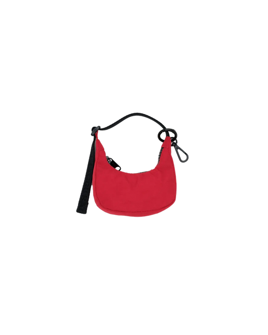 CRESCENT BAG CHARM CANDY APPLE